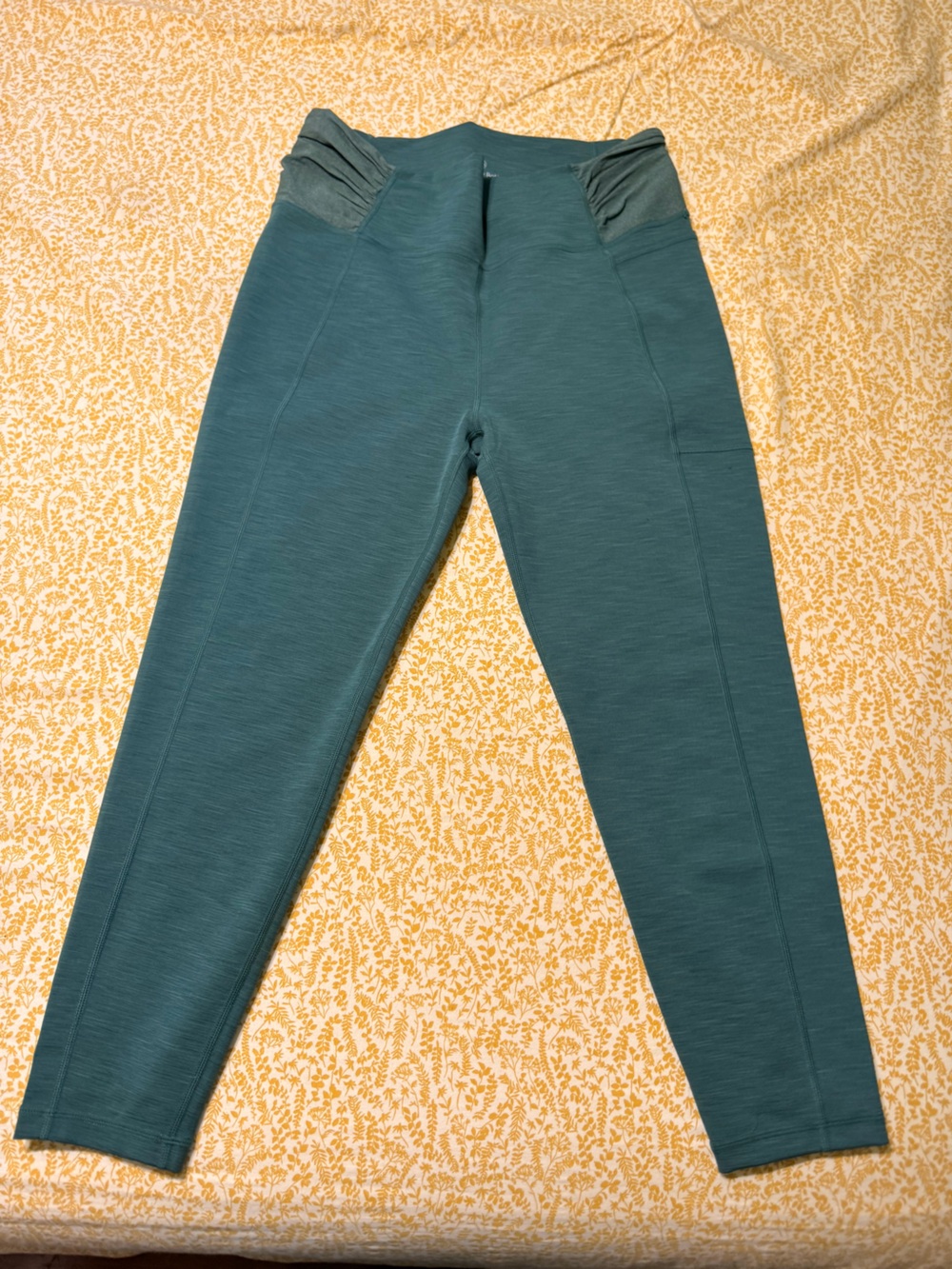 Sweaty Betty Teal Green High-Waist Super Sculpt Leggings